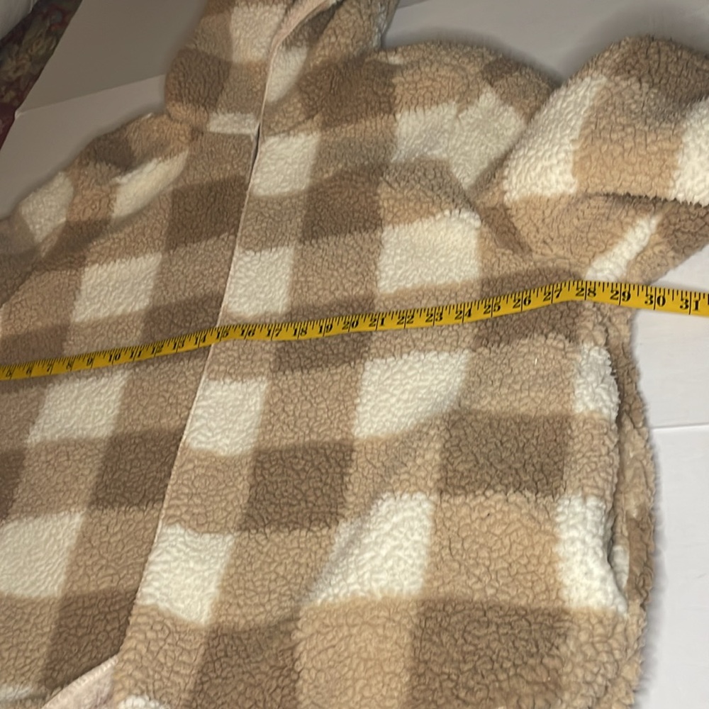 Love Tree Sherpa reversible teddy coat women’s size XL - Picture 9 of 13